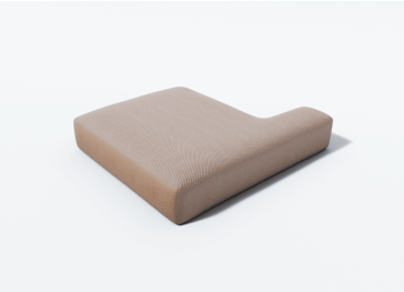 Rechts buitenkussen voor chaise longue