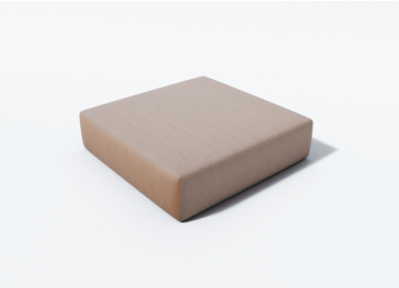 Vierkant zitkussen voor fauteuil