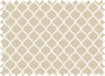 Bedrukt Canvas Lemons  Beige