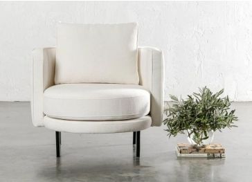 Rond zitkussen voor fauteuil