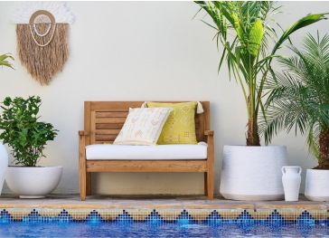 Rechthoekig buitenkussen voor bank