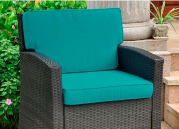 Buiten kussen met rechte rugleuning