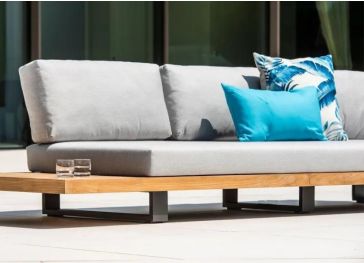 Outdoor-kussen voor rechthoekige rugleuning