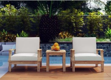 Buitenkussen voor rugleuning van vierkante fauteuil