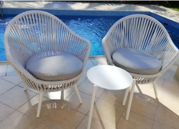 Buitenkussen voor ronde stoel