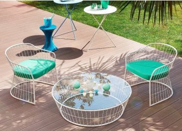 Buitenkussen voor halve cirkelstoel