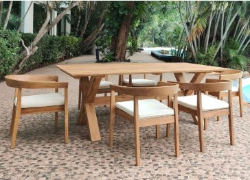 Buitenkussen voor trapeziumstoel