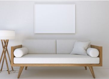 Rugkussen voor rechte bank