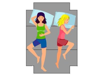 Opvouwbaar matras met uitsparingen in 4 Hoeken