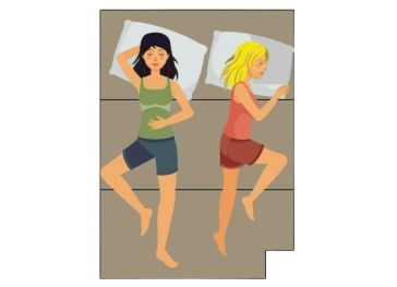 Opvouwbare topper met rechte onderkant