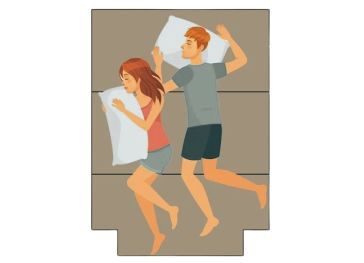 Opvouwbare topper met onderkant rechts en links