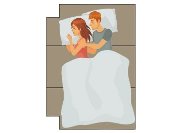 Opvouwbare topper met linker zijsnede, boven en onder