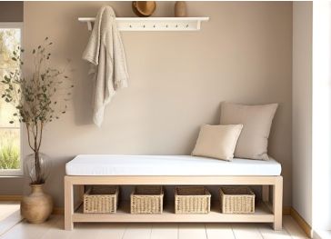 Rechthoekig Zitkussen voor Bank