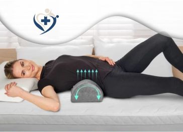 Halfrolkussen postuur