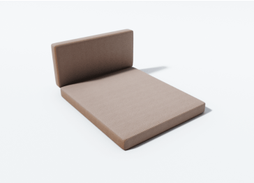 Kussen voor opklapbare ligstoel twee denle