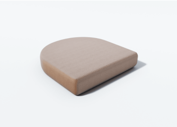 Buitenkussen voor halfronde fauteuil