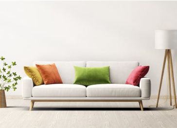 Hoes voor vierkante sofa zitting