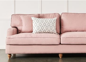 Hoofdkussenhoes met linker inzet