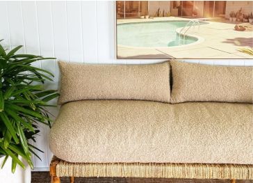 Rechte hoekige halve cirkel bankzittinghoes