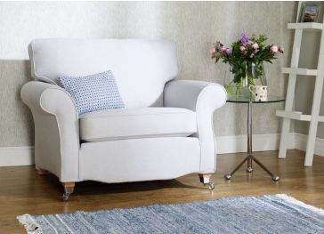 Stoelrugleuninghoes met dubbele afwerking