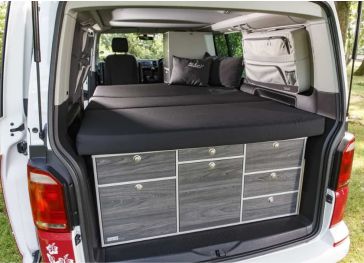 Opvouwbare matras bovenste rechterhoek