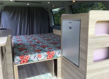 Opvouwbare matras onderste rechter- en linkerhoek