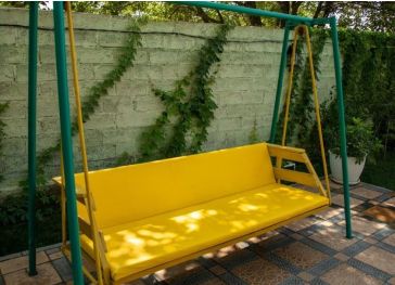 Opvouwbaar buitenkussen voor schommel