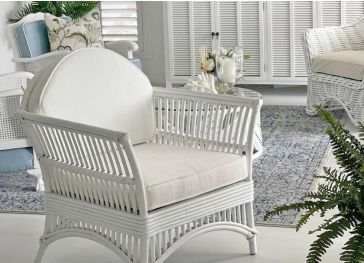 Buitenkussen voor halfronde rugleuning