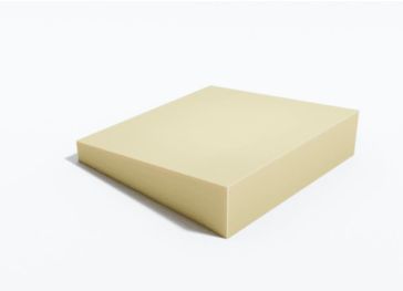 Platte wigvormige schuimrubber