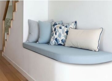 Halfrond vierhoekig schuim rechts