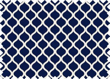 Bedrukt Canvas Lemons Blauw