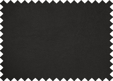 Kunstleer Nautisch Effen zwart