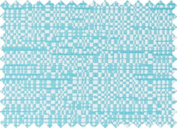 Bedrukt Canvas Raquero Turkoois