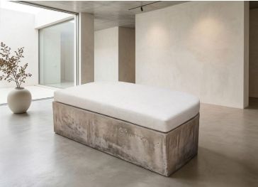 Rechte hoekige halve cirkel bankzittinghoes