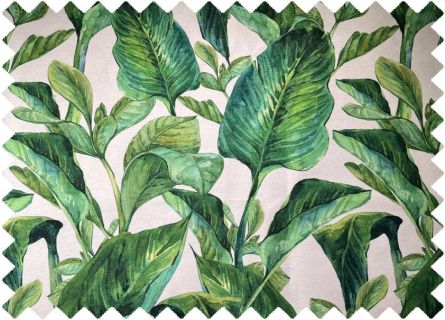 Leichte Planen Botanisch Groen Stoff