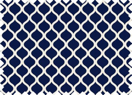 Bedrukt Canvas Lemons Blauw