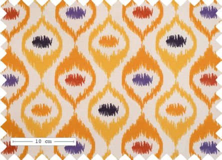 Leichte Planen Print Balearen tong mosterd