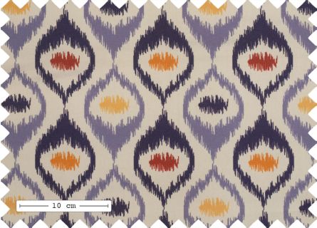 Leichte Planen Print Balearen tong blauw