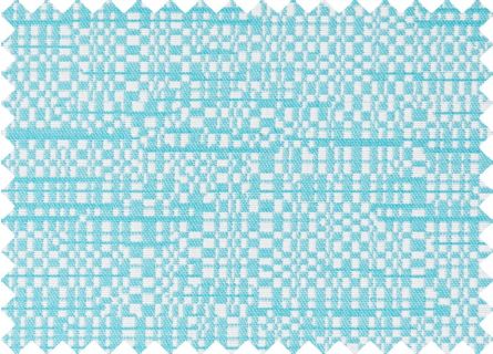 Bedrukt Canvas Raquero Turkoois