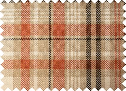 Meubelstofcoördinaties met ruitpatroon in Beige