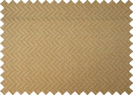 Meubelstofcoördinaties met visgraatpatroon in Mosterdgeel