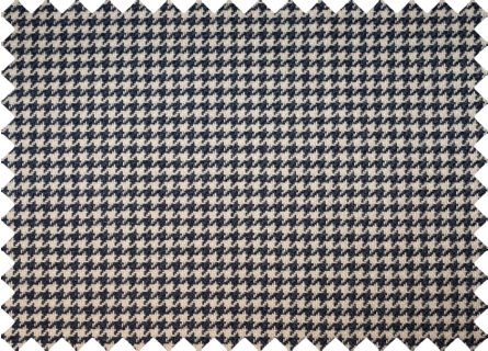 Meubelstofcoördinaties in hanenpoot patroon in Blauw