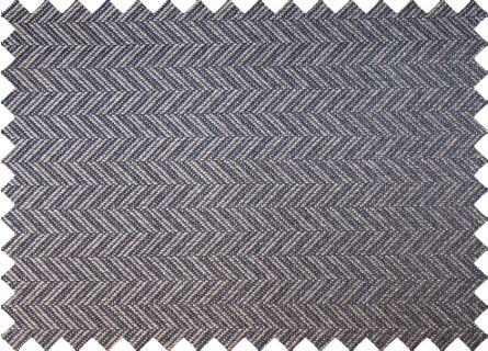 Meubelstofcoördinaties met visgraatpatroon in Blauw