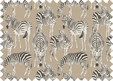 Bedrukt Canvas Zebra