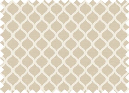 Bedrukt Canvas Lemons  Beige
