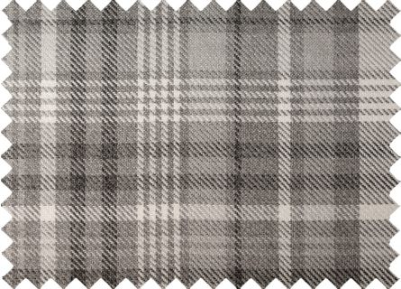 Meubelstofcoördinaties met ruitpatroon in Aschgrijs